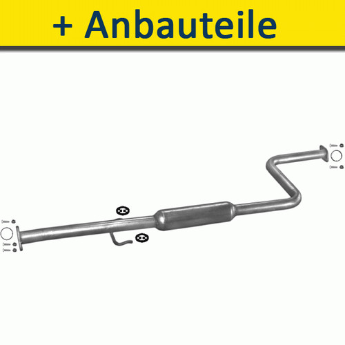 Silenziatore centrale con - , kit