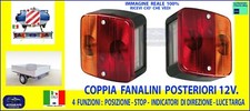 Fanali Fanalini Posteriori Stop per Carrelli Rimorchi kit per 2 fanalini 12V.