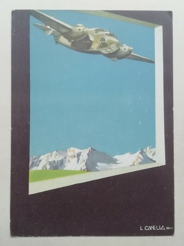 Cartolina caproni 315 regia - cartolina,