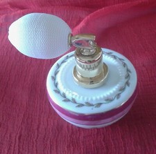 Spruzzatore vintage profumo, porcellana decorata a mano