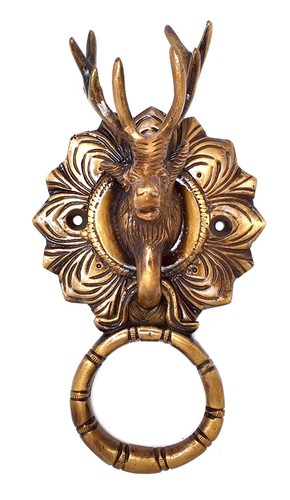 Battiporta ottone con - ottone,