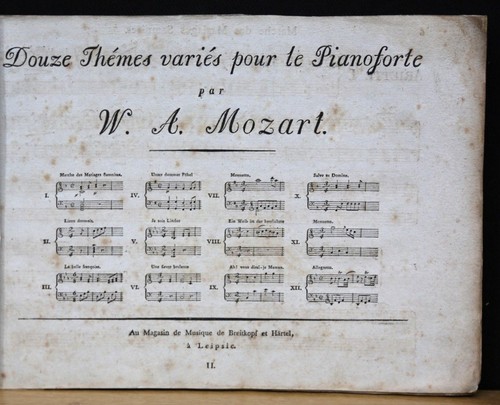 Mozart xii temi - temi, per