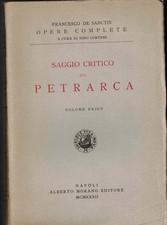 Saggio Critico sul Petrarca