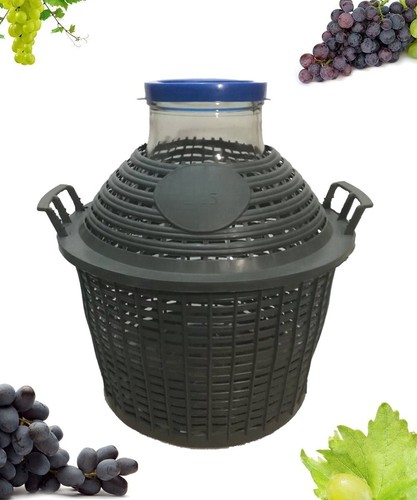 Damigiana litri bocca larga - damigiana,