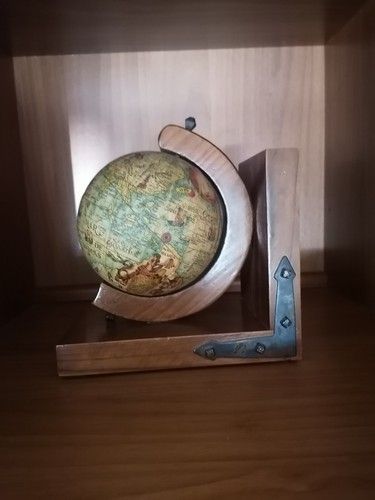 Mappamondo antico legno - antico,