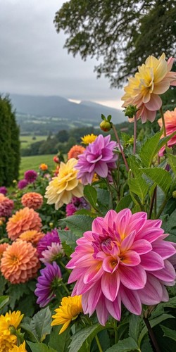 Sale2232 dahlia hollyhill - dahlia,