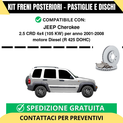 Kit freni posteriori - kit,