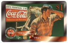 COCA-COLA '96 $1. Uomo Con