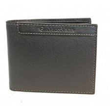 Portafoglio in pelle c/patta e