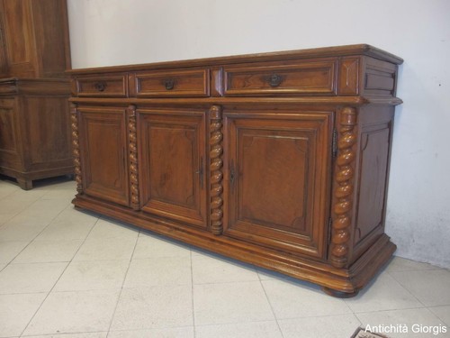 Credenza noce tre - a, porte