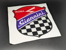 GIANNINI 122MM LOGO ADESIVO 3D SIGLA EMBLEMA FREGIO STEMMA SCRITTA BADGE TARGA