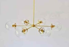 Sputnik lampadario ottone - lampadario,