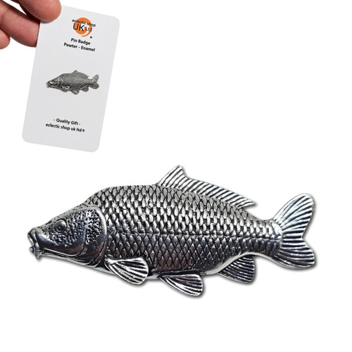 Spilla pesca peltro - spilla,