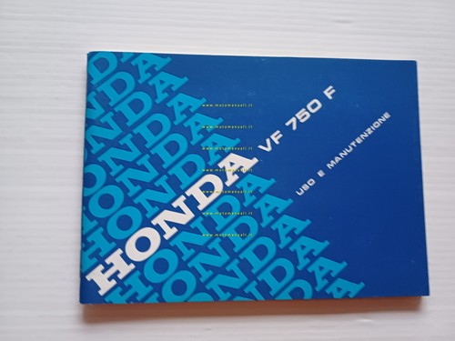 Honda 750 1983 manuale - vf,