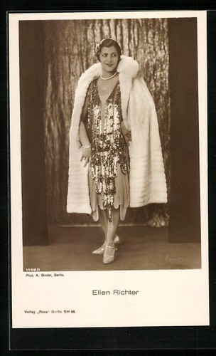 Cartolina attrice ellen - cartolina,