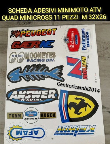 Adesivi minimoto atv - minimoto, quad