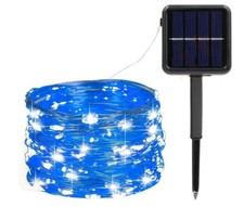 Tubo luminoso blu Natalizio