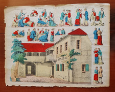 GERMANIA - BAMBOLE DI CARTA - CASA E FIGURINI