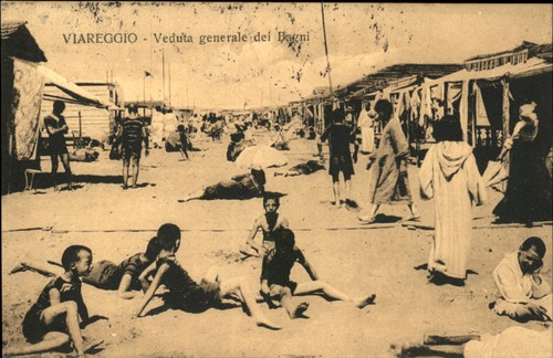 Viareggio spiaggia scena - viareggio,