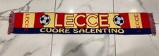 1 SCIARPA LECCE JACQUARD ACRILICO 100% GIALLOROSSI CALCIO FORZA LECCE