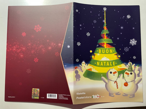 2022 folder filatelico natale - folder,