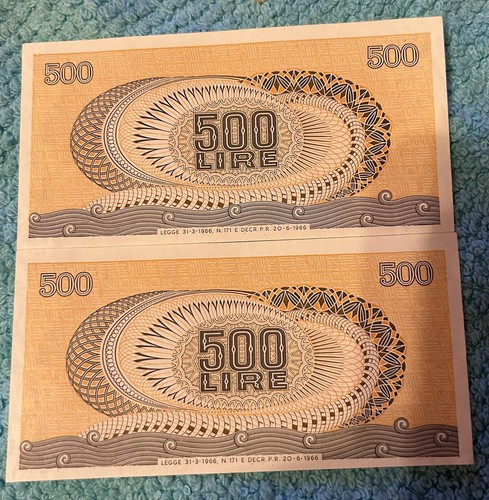 500 lire biglietto due - lire, serie