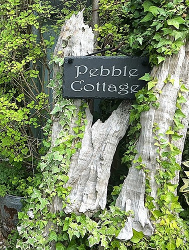 Targhette nome casa ardesia