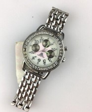 OROLOGIO JENNIFER LOPEZ QUARZO MULTIFUNZIONE 36 MM DONNA ACCIAIO STRASS DEPLO