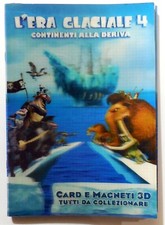 L'ERA GLACIALE 4 CONTINENTI ALLA DERIVA CARD E MAGNETI 3D 