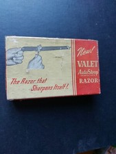 VINTAGE Rasoio Valet placcato
