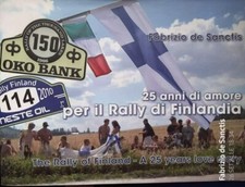 LIBRO "25 anni di rally di Finlandia" Italian and English text. 280 pag. + DVD