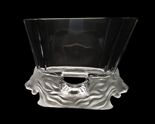 Vase coupe en - coupe, cristal