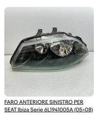 FARO ANTERIORE DESTRO PER SEAT Ibiza Serie E95307 (02>05)
