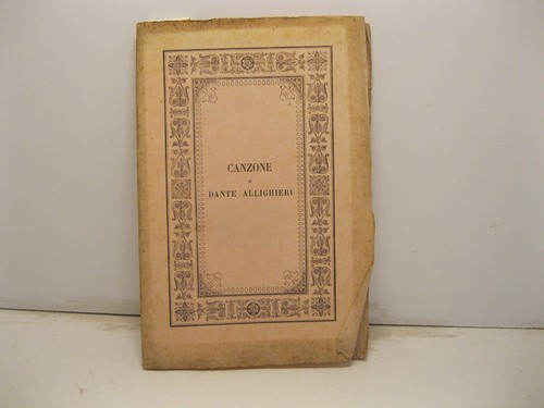 Alighieri dante canzone di - alighieri,