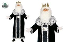 Costume Re Magio Baldassarre blu con mantellina