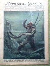 La Domenica del Corriere 3 Dicembre 1938 Palombaro Budda Dive Officina SOS Riti