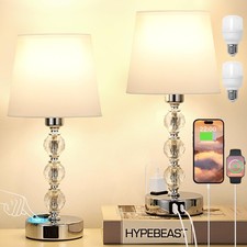 Set di 2 Lampade da Comodino