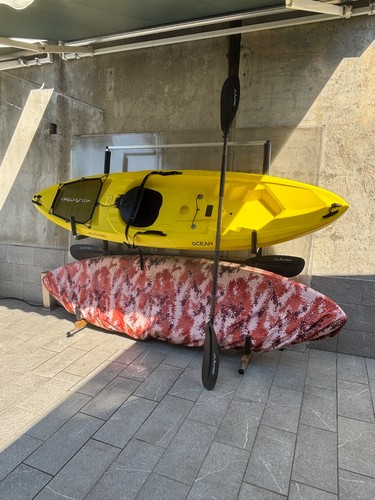 Kayak canoa monoposto giallo - kayak, +