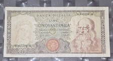 50000 Lire Leonardo Falso