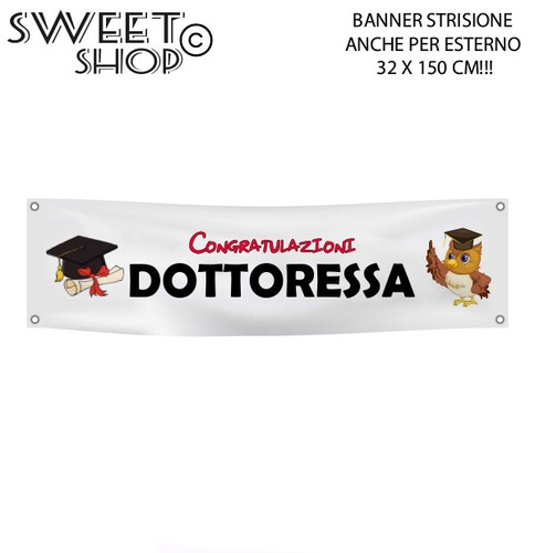Striscione banner laurea - striscione,