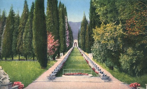 Lago como parco - lago, villa