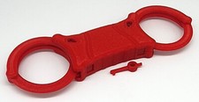 Red Plastic Training Handcuffs