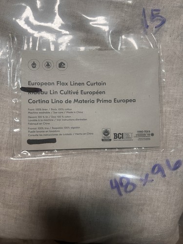 Tenda oscurante lino europeo - tenda,