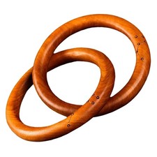  Decorazione a catena in legno Decorazione con nodo in legno Catena a maglie