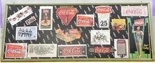 Collage pubblicità COCA COLA quadro vintage pubblicitario Lupe Velez The Company