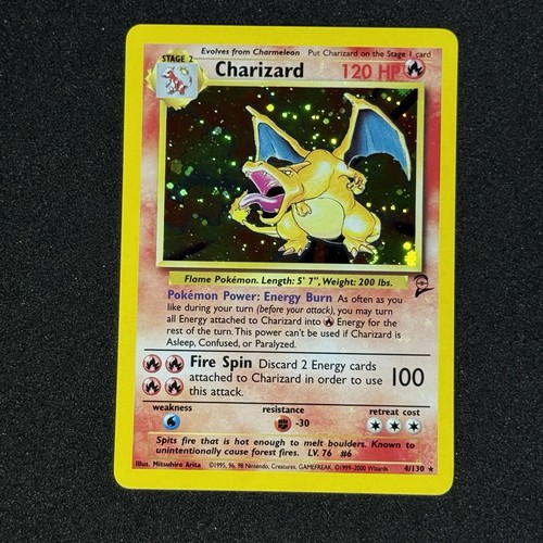 Charizard 130 holo bleed - charizard, 4/130