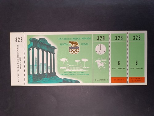 Biglietto xvii olimpiade roma - olimpiade,