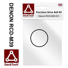 DeckTech® Cinghia di ricambio per lettore CD Denon RCD-M39 RCDM39 RCD M39