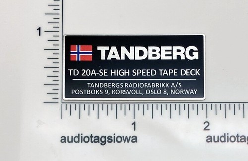 Tandberg 20a se - tandberg, td-20a-se