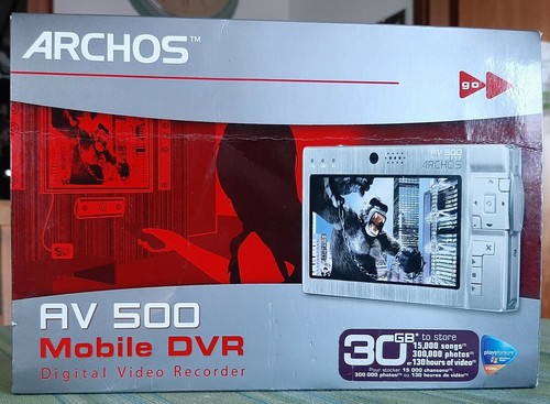 Archos 500 30gb - av,